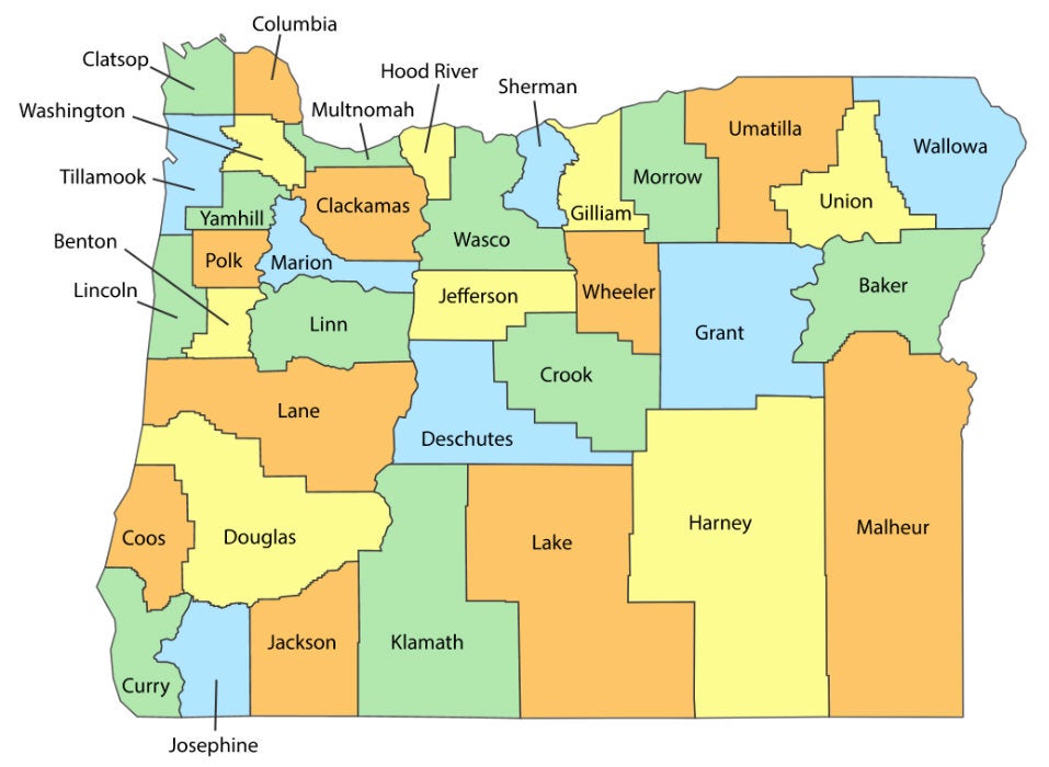 Resource Map of Oregon